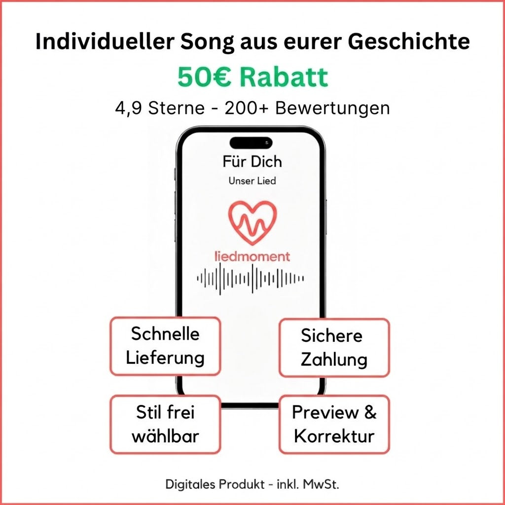 Personalisiertes Lied als Geschenk – Liedmoment macht deine Geschichte zur Musik